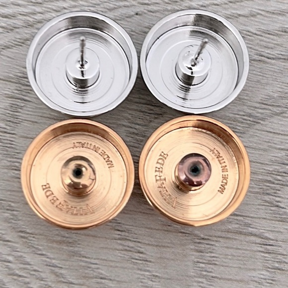 Vita Fede Two Tone Earrings - Picture 4 of 4